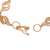 Gold plated sterling silver filigree link bracelet, 'Flowing Waves' - Gold Plated Sterling Silver Filigree Waves Link Bracelet (image 2d) thumbail