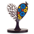 Aluminum sculpture, 'Well-Loved Tree' - Flowering Heart Tree with Butterflies Aluminum Sculpture (image 2a) thumbail