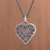Sterling silver filigree locket necklace, 'Romantic Finesse' - Sterling Silver Filigree Heart Locket Necklace from Peru thumbail