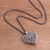 Sterling silver filigree locket necklace, 'Romantic Finesse' - Sterling Silver Filigree Heart Locket Necklace from Peru (image 2c) thumbail