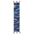Wool table runner, 'Waves in Motion' - Hand Woven Blue Rectangular Wool Table Runner (image 2a) thumbail