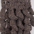 Alpaca blend scarf, 'Chocolate Temptation' - Hand-Crocheted Alpaca Blend Scarf in Chocolate with Frills (image 2e) thumbail