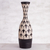 Ceramic decorative vase, 'Chulucanas Rain' - Hexagon Motif Chulucanas Ceramic Decorative Vase from Peru thumbail