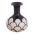 Ceramic decorative vase, 'Chulucanas Petals' - Petal Motif Chulucanas Ceramic Decorative Vase from Peru (image 2b) thumbail