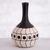 Ceramic decorative vase, 'Chulucanas Waves' - Wave Motif Chulucanas Ceramic Decorative Vase from Peru (image 2) thumbail
