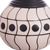 Ceramic decorative vase, 'Chulucanas Waves' - Wave Motif Chulucanas Ceramic Decorative Vase from Peru (image 2c) thumbail