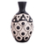 Ceramic decorative vase, 'Desert Stair' - Black and Ivory Chulucanas Ceramic Decorative Vase from Peru thumbail