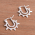 Sterling silver hoop earrings, 'Gleaming Sunrise' - High-Polish Sterling Silver Hoop Earrings Crafted in Peru (image 2b) thumbail