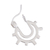 Sterling silver hoop earrings, 'Gleaming Sunrise' - High-Polish Sterling Silver Hoop Earrings Crafted in Peru (image 2d) thumbail