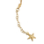 Gold plated sterling silver anklet, 'Moonlit Starfish' - 18k Gold Plated Sterling Silver Starfish Anklet from Peru (image 2e) thumbail