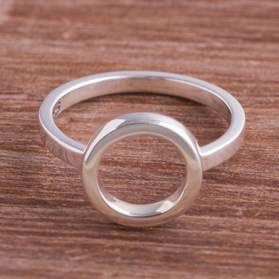 Sterling silver cocktail ring, Eternal Union