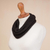 100% alpaca neck warmer, 'Mysterious Dream' - Knit 100% Alpaca Neck Warmer in Black from Peru (image 2c) thumbail