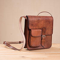 Featured review for Leather messenger bag, Casual Business
