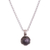 Cultured pearl pendant necklace, 'Floral Wonder in Blue-Grey' - Blue-Grey Cultured Pearl Pendant Necklace from Peru thumbail