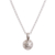 Cultured pearl pendant necklace, 'Floral Wonder in Blue-Grey' - Blue-Grey Cultured Pearl Pendant Necklace from Peru (image 2c) thumbail