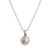 Cultured pearl pendant necklace, 'Floral Wonder in White' - White Cultured Pearl Pendant Necklace from Peru (image 2c) thumbail