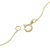 Gold plated quartz pendant necklace, 'Golden Circle' - 18k Gold Plated Quartz Pendant Necklace from Peru (image 2d) thumbail