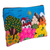 Appliqué pencil case, 'Colors of the Andes' - Colorful Andean Scene Cotton Blend Appliqué Pencil Case