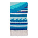 Wool tapestry, 'High Seas' - Handwoven Ocean-Themed Wool Tapestry from Peru