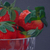 'Purity of the Crystal' - Signed Realist Painting of a Strawberry Bowl from Peru (image 2b) thumbail
