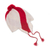 chullo-Mütze aus 100 % Baby-Alpaka - chullo-Mütze aus 100 % Baby-Alpaka in den Farben Crimson und While