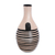 Ceramic decorative vase, 'Lines in Motion' - Striped Chulucanas Ceramic Decorative Vase from Peru (image 2a) thumbail