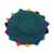 Alpaca blend cap, 'Incan Princess' - Teal with Colorful Accents Hand Crocheted Cap from Peru (image 2b) thumbail