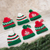 Handgehäkelte weihnachtliche Ornamente, (6er-Set)