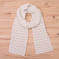 100% alpaca scarf,