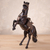Wood sculpture, 'Spirited' - Cedar Wood Hand Carved Spirited Horse Sculpture from Peru (image 2b) thumbail