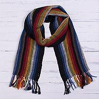 100% alpaca scarf,