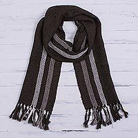 100% alpaca scarf,