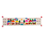 Cotton table runner, 'Andean Market' - Cultural Cotton Arpillera Table Runner from Peru thumbail