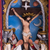 Ceramic and wood retablo, 'Lord of Miracles' - Ceramic and Wood Crucifix Retablo from Peru (image 2e) thumbail