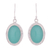Opal dangle earrings, 'Blue Mirrors' - Blue Opal Dangle Earrings from Peru