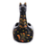 Ceramic figurine, 'Black Llamita' - Black Ceramic Llama Figurine from Peru