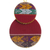 Fabric ornament, 'Nativity in the Andes' - Handmade Fabric Nativity Scene Ornament from Peru (image 2b) thumbail