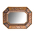 Reverse-painted glass wall mirror, 'Colonial Majesty' - Floral Reverse-Painted Glass Wall Mirror from Peru (image 2c) thumbail