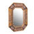 Reverse-painted glass wall mirror, 'Colonial Majesty' - Floral Reverse-Painted Glass Wall Mirror from Peru (image 2d) thumbail