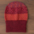 100% alpaca hat, 'Diamond of the Andes' - Diamond Motif Knit 100% Alpaca Hat in Red from Peru thumbail