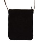 Leather sling, 'Cusco Traveler' - Llama-Themed Multicolored Leather Sling from Peru