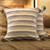 Cotton cushion covers, 'Dunes of Ica' (pair) - Striped Earth-Tone Cotton Cushion Covers from Peru (Pair) thumbail