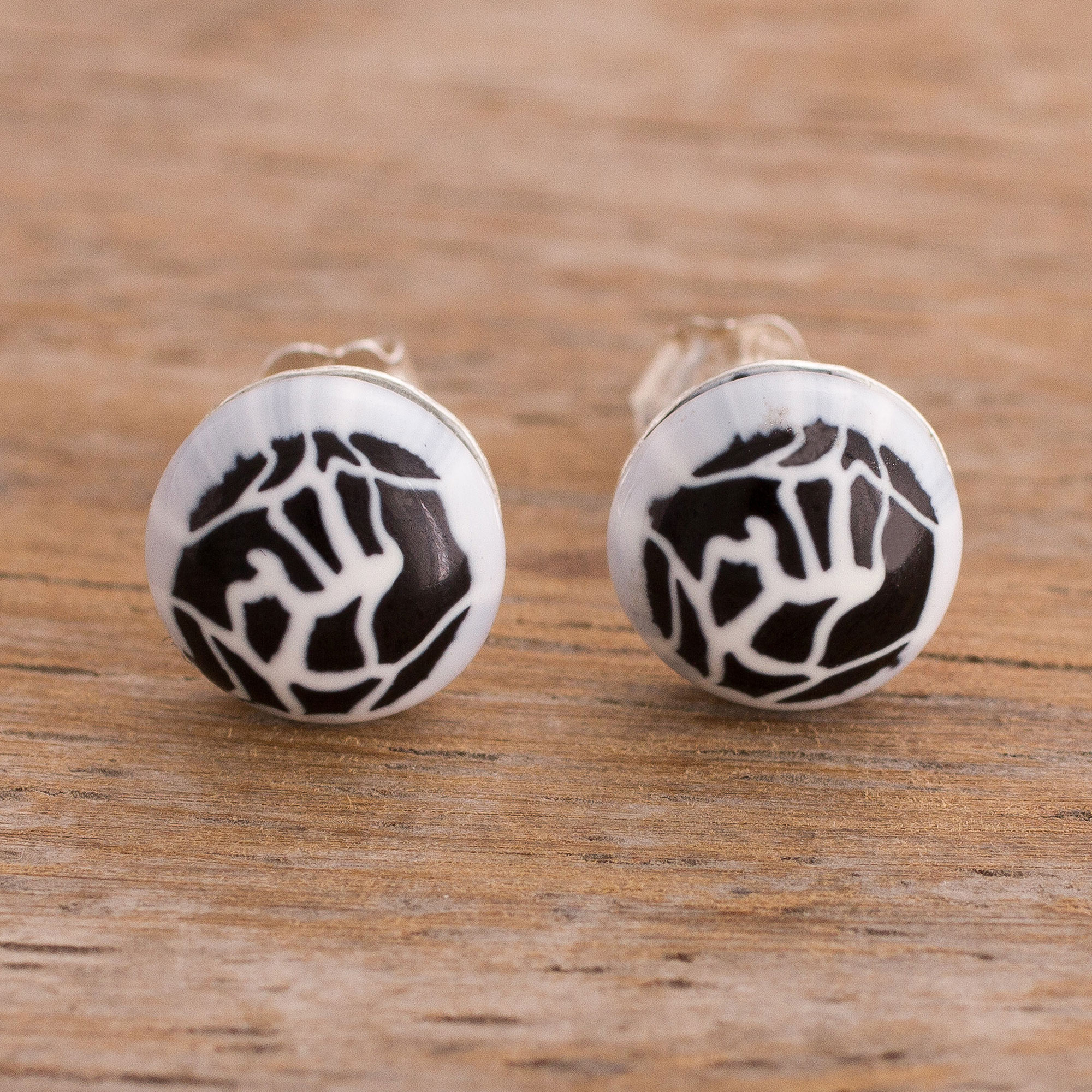 contemporary stud earrings