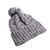 100% alpaca hat, 'Winter Heather' - Knit Heathered 100% Alpaca Hat from Peru