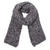 100% alpaca scarf, 'Winter Heather' - Knit Heathered 100% Alpaca Wrap Scarf from Peru thumbail