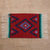 Wool placemats, 'Crimson Purity' (set of 4) - Handwoven Wool Placemats in Crimson from Peru (Set of 4) (image 2b) thumbail