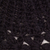 100% alpaca neck warmer, 'Black Elegance' - Hand-Crocheted 100% Alpaca Neck Warmer in Black from Peru (image 2f) thumbail