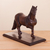 Wood sculpture, 'Peruvian Horse' - Hand-Carved Cedar Wood Horse Sculpture from Peru (image 2b) thumbail