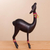 Wood sculpture, 'Charming Vicuña' - Hand-Carved Cedar Wood Sculpture of a Vicuña from Peru thumbail