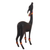 Wood sculpture, 'Charming Vicuña' - Hand-Carved Cedar Wood Sculpture of a Vicuña from Peru (image 2d) thumbail